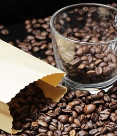 Coffee Beans and Ground