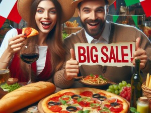 Arrivederci, Regular Prices! Ciao, Big Sale! -15% on Italian Products