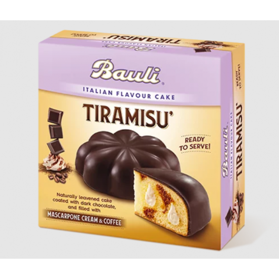Italian Cake Tiramisu with Mascarpone Cream and Coffee Bauli 450g