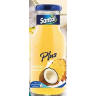 Italian fruit juice Santal Plus Pineapple and Coconut 250ml