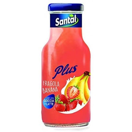 Italian fruit juice Santal Plus Strawberry and Banana 250ml