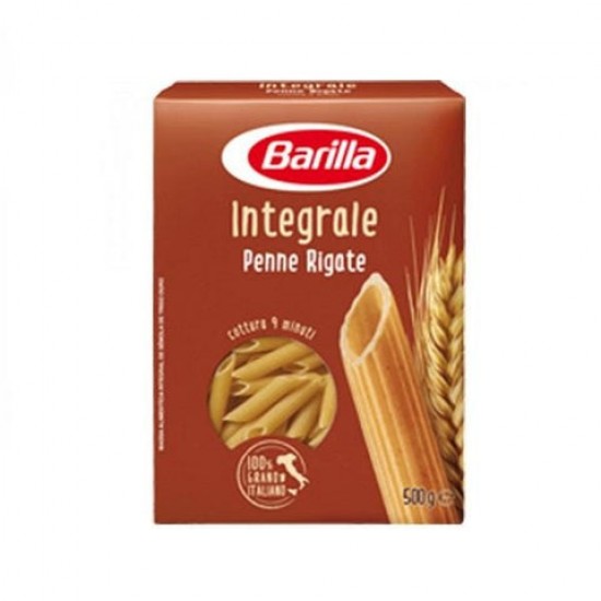 Italian Semolina Wholemeal Pasta Penne rigate Barilla 500g