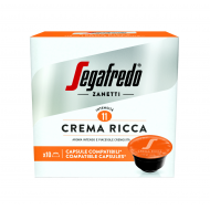 10 Capsule Segafredo Espresso Crema Ricca Compatible with Nescafe Dolce Gusto