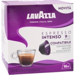 16 Compatible Capsules LAVAZZA Intenso for Nescafe Dolce gusto