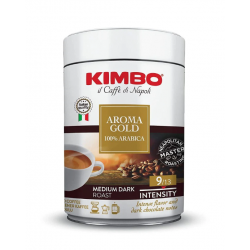 Kimbo Italian Coffee Ground Aroma Gold 100% Arabica 250g metal can