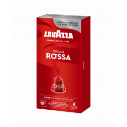 10 Capsules Lavazza Espresso Qualità Rossa for Nespresso aluminium