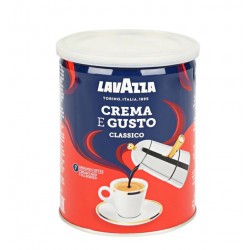 Lavazza Italian Ground Coffee Crema e Gusto 250g in Can box