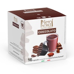 16 Kapslový čokoládový nápoj Neronobile pro Nescafe Dolce Gusto