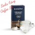Set Italian Ground Coffee Borbone Nobile Blend 250g with Glass Coffee Cup