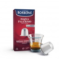 10 hliníkových kapslí Borbone Espresso Magica Palermo Kompatibilní s Nespresso
