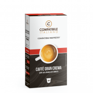 10 Kompatibilních kapslí káva Gran Crema  - Velký krém pro Nespresso Compatibile Italiano