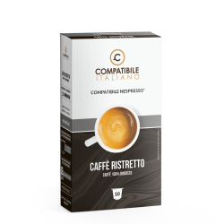 10 Compatible Capsules Coffee Ristretto for Nespresso Compatibile Italiano