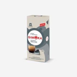 10 Capsules Gimoka Espresso Deciso Compatible Nespresso