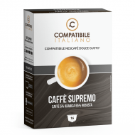 16 Capsule Espresso Coffee Supremo for Nescafe Dolce Gusto Compatibile Italiano