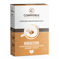 16 Espresso MOKACCINO capsules, compatible with Nescafé Dolce Gusto machines Compatibile Italiano