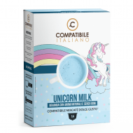 16 kapslí Modré Unicorn Mléko pro Nescafe Dolce Gusto Compatibile Italiano