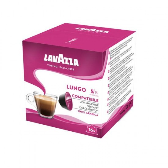 16 Compatible capsules LAVAZZA Coffee Lungo Nescafe Dolce Gusto