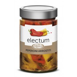 Italské pečené papriky D'amico Electum ve slunečnicovém oleji 285g