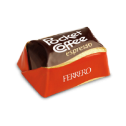 Italské pralinky s kávovou náplní Pocket Coffee Ferrero 5 ks 62,5g