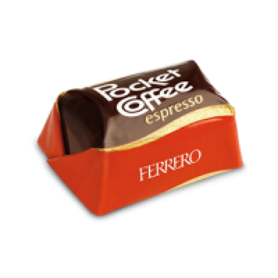 Italian Pralines with coffee filling Pocket Coffee Ferrero 5 pcs 62.5g