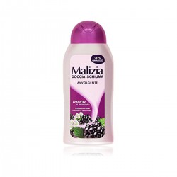 MALIZIA italian Shower gel, Bath Foam Blackberry and Musk 300ml