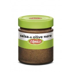 Italian black olives cream spread D'Amico 130g